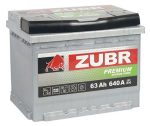 Аккумулятор Zubr Premium (63 Ah)